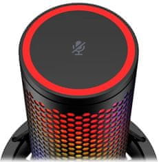 HyperX QuadCast 2 S mikrofon, črn (9A273AA)