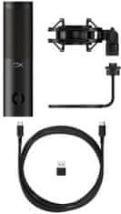 HyperX QuadCast 2 S mikrofon, črn (9A273AA)