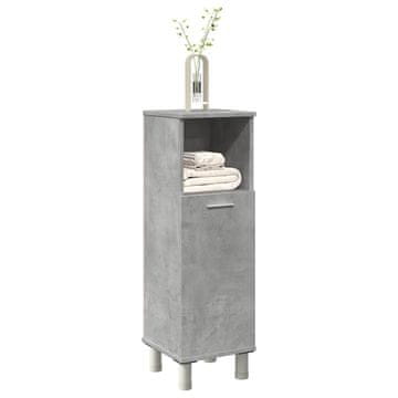 Vidaxl vidaXL Kopalniška omarica betonsko siva 30x30x95 cm iverna plošča