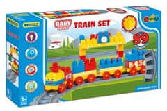 Wader WADER BabyBlocks Queue 3.35, 89 delni set, 41481 14815 - kakovostna igrača za otroke, idealno za razvoj kreativnosti in domišljije