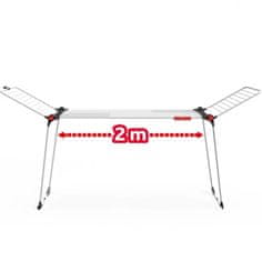 Vileda Sušilnik perila Vileda Infinity FLEX - Zložljiv, 30 m sušilne površine, aluminij in nerjaveče jeklo, kolesca za enostavno premikanje.