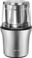 MPM MPM MMK-06M mlinček za kavo, 200 W, iz nerjavnega jekla, enostavno mletje, varnostni sistem, kapaciteta 70 g.