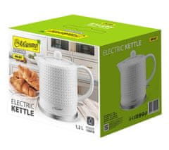 MAESTRO Kuhalnik za vodo Feel-Maestro MR067, 1.2 L, 1200 W, bel, s samodejnim izklopom in rotacijsko osnovo 360°.
