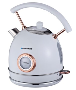 Blaupunkt Električni kotliček Blaupunkt EKS802WH, 1,8L, 3000 W, bel, s kratko dobu segrevanja in zaščito pred pregrevanjem.