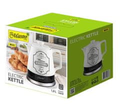 MAESTRO Električni kotliček Feel-Maestro MR-072, 1,2 L, 1200 W, bel, s tehnologijo zaščite pred pregrevanjem in suhim vretjem