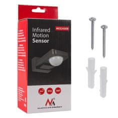 Maclean Maclean MCE243 GR Infrardeči senzor gibanja PIR IP65 2000W Detektor gibanja