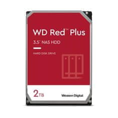 WD Western Digital Red Plus WD20EFPX notranji trdi disk 2 TB 5400 vrtljajev na minuto 64 MB 3,5" Serial ATA