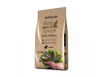 Fitmin FITMIN Purity Senior Rabbit - suha hrana za mačke - 1,5kg