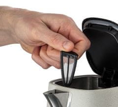 slomart Russell Hobbs Luna Stone 1,7 L – Brezžični grelnik vode iz nerjavečega jekla, 2400 W, s funkcijo samodejnega izklopa in indikatorjem ravni vode