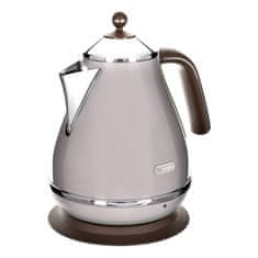 slomart Kovina električni kotliček DeLonghi KBOV 2001.BG, 1.7 L, 2000 W, bež, samostojen, zaščita pred pregrevanjem, 360° baza.