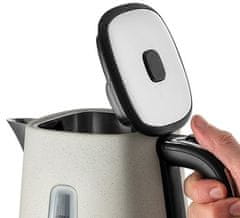 slomart Russell Hobbs Luna Stone 1,7 L – Brezžični grelnik vode iz nerjavečega jekla, 2400 W, s funkcijo samodejnega izklopa in indikatorjem ravni vode