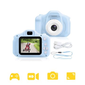Cool Mango Digitalna foto in video kamera za otroke, fotoaparat spodbuja ustvarjalnost in zabavo pri najmlajšnih uporabnikih, zabavna fotoozadja in okvirji, igre, za ustvarjalnost - Camera