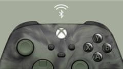 Microsoft Microsoft QAU-00104 Črno-Zeleni Gaming Kontroler Bluetooth/USB za PC, Xbox One, Series S/X in iOS, Z analognimi palicami in vibracijo