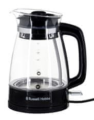 slomart Električni kuhalnik vode Russell Hobbs 26080-70, 1.7 L, 2400 W, črn, prozoren - hitra priprava popolne skodelice чаја