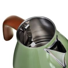 slomart DeLonghi KBOV 2001.GR električni grelnik vode 1,7 L, zeleni, 2000 W, nepremočljiv, s filtrom in zaščito pred pregrevanjem