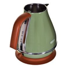 slomart DeLonghi KBOV 2001.GR električni grelnik vode 1,7 L, zeleni, 2000 W, nepremočljiv, s filtrom in zaščito pred pregrevanjem