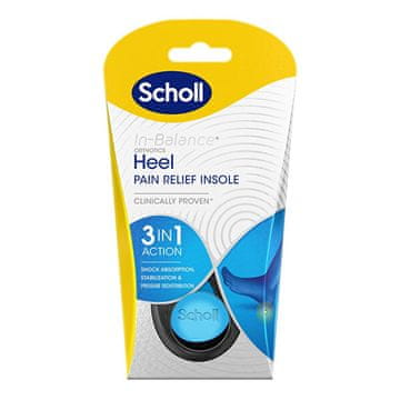 Scholl In-Balance Heel ortopedski vložki (Pain Relief Insole) 1 par
