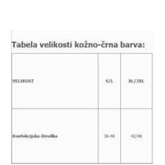 CoZy termo legice/pajkice- Črno kožna, XL-XXL