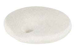 Qmed Pravilna ortopedska blazina za dojenčke - QMED BABY PILLOW, bela, 30 mm debela, primerna za dojenčke do 6 mesecev, iz kakovostne pene z gostoto 35 kg/m³.