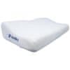 Mobilex Ortopedska blazina SoftSleep L za udoben in zdrav spanec, pena gostote 50 kg/m³, dimenzije 300 x 500 x 120 mm, bela barva.