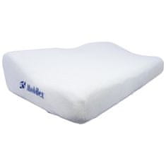 Mobilex Ortopedska blazina SoftSleep L za udoben in zdrav spanec, pena gostote 50 kg/m³, dimenzije 300 x 500 x 120 mm, bela barva.