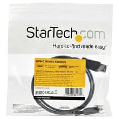 Manhattan StarTech.com 1m USB C do DisplayPort 1.4 kabel - 8K/5K/4K video adapter, visok dinamični razpon (HDR), visoka hitrost osveževanja do 120Hz, združljivost s Thunderbolt 3.