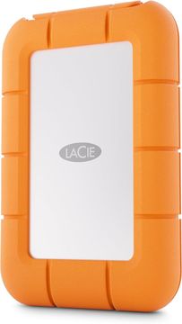 No Name LaCie STMF2000400 Zunanji SSD 2 TB USB Type-C, USB 3.2 Gen 2x2, Vodoodporen, Prahotesen, Obojažna Barva: Siva, Oranžna