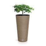 Prosperplast Cvetlični lonec FURU SLIM ECO WOOD 30 cm naturo