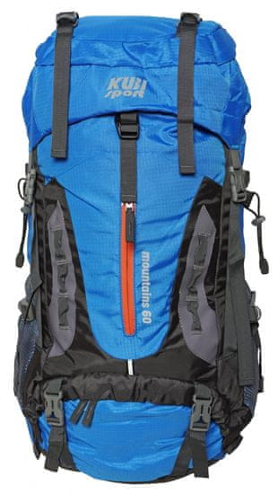 Kubisport Nahrbtnik Mountains 60 L za zahtevnejše pohodništvo modri