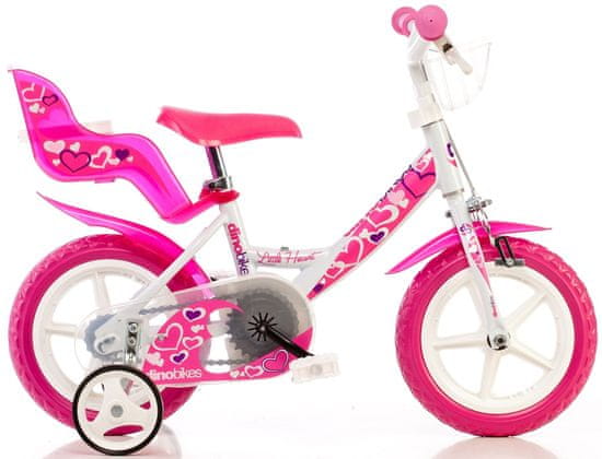 Dino bikes Dekliško kolo 12" - 2024 bela