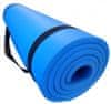 Gimnastična blazina NBR 183x60x1,2 cm, MODRA