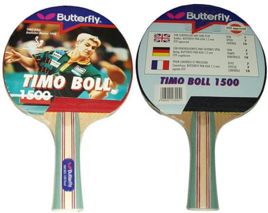 Kubisport Butterfly - Kakovostno ping pong veslo Boll 1500