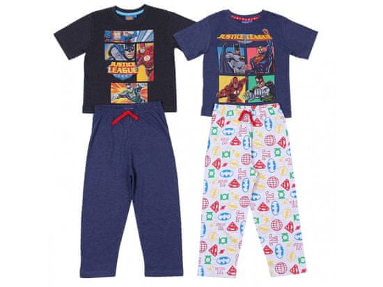Rebel 2x Sivo-temno modra fantovska pižama Superjunaki MARVEL