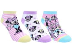 Disney 3x Dekliške nogavice Minnie Mouse DISNEY 3-6 lat 26.5-30.5