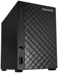 Asustor NAS AS1102TL 2x 3,5" SATA/ Realtek RTD1619B, štirijedrni 1,7 GHz, 1 GB, 1GbE x1, USB 2.0 x1, USB 3.2 Gen1 x1
