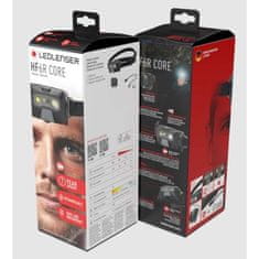 LEDLENSER HF6R Core, Naglavna polnilna svetilka, Črna, 7 let garancije