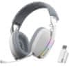 Marvo HG9086W brezžične gaming slušalke, RGB, stereo, bele