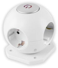 ENTAC 979304 Razdelilec krogla 4 vtični 1,5 m