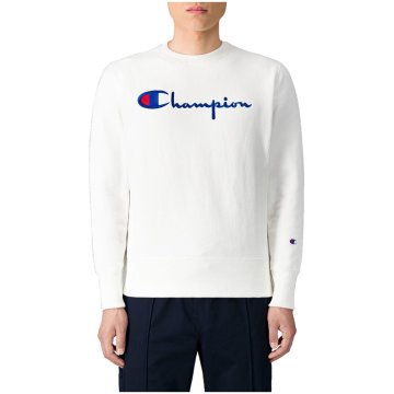 Champion Športni puloverji bela Reverse Weave Embroidered Script Logo