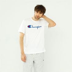 Champion Majice bela S Reverse Weave Script Logo Crewneck