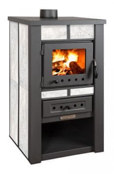 Pro-termo Alpina Ceramic kamin na drva, bel
