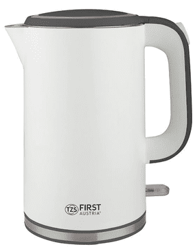 First Austria Grelnik vode FIRST 1,7L, 2200W, nerjaveče jeklo; belo-siva