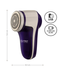 First Austria Odstranjevalec vlaken iz oblačil FIRST, 2x600mAh; USB; vijoličen/bela