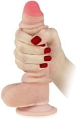shumee SUPER REALISTIČEN DILDO Z DRSNO KOŽO IN PREMIČNIM JEDROM PENISA NA PRISESKU - 73491564