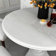 Vidaxl Zaščita za mizo prozorna Ø 90 cm 2 mm PVC