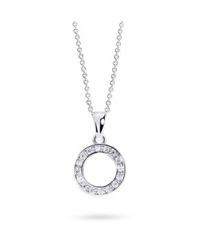 Cutie Jewellery Obesek z zanko iz belega zlata Z3061-40-10-X-2-O