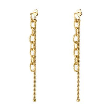 Brosway Originalni pozlačeni uhani 2 v 1 Essential BNL084