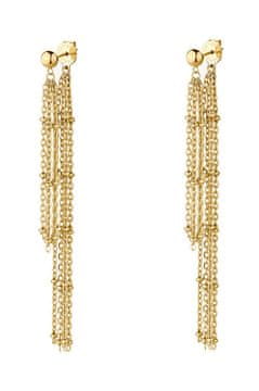 Brosway Elegantni pozlačeni uhani 2 v 1 Essential BNL098