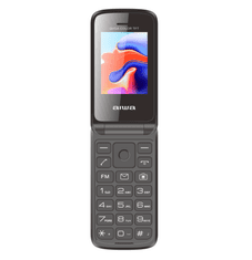 AIWA preklopni mobilni telefon za starejše FP-30 4G, črn