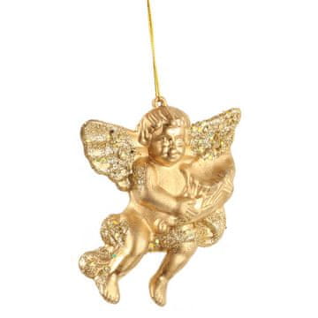 shumee Zlati plastični angel - obesek